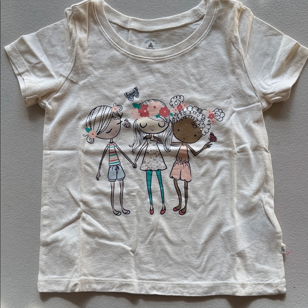 GAP Kids Tee with Friends Graphic - Cream